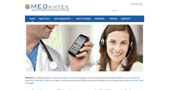 Desktop Screenshot of medantex.com